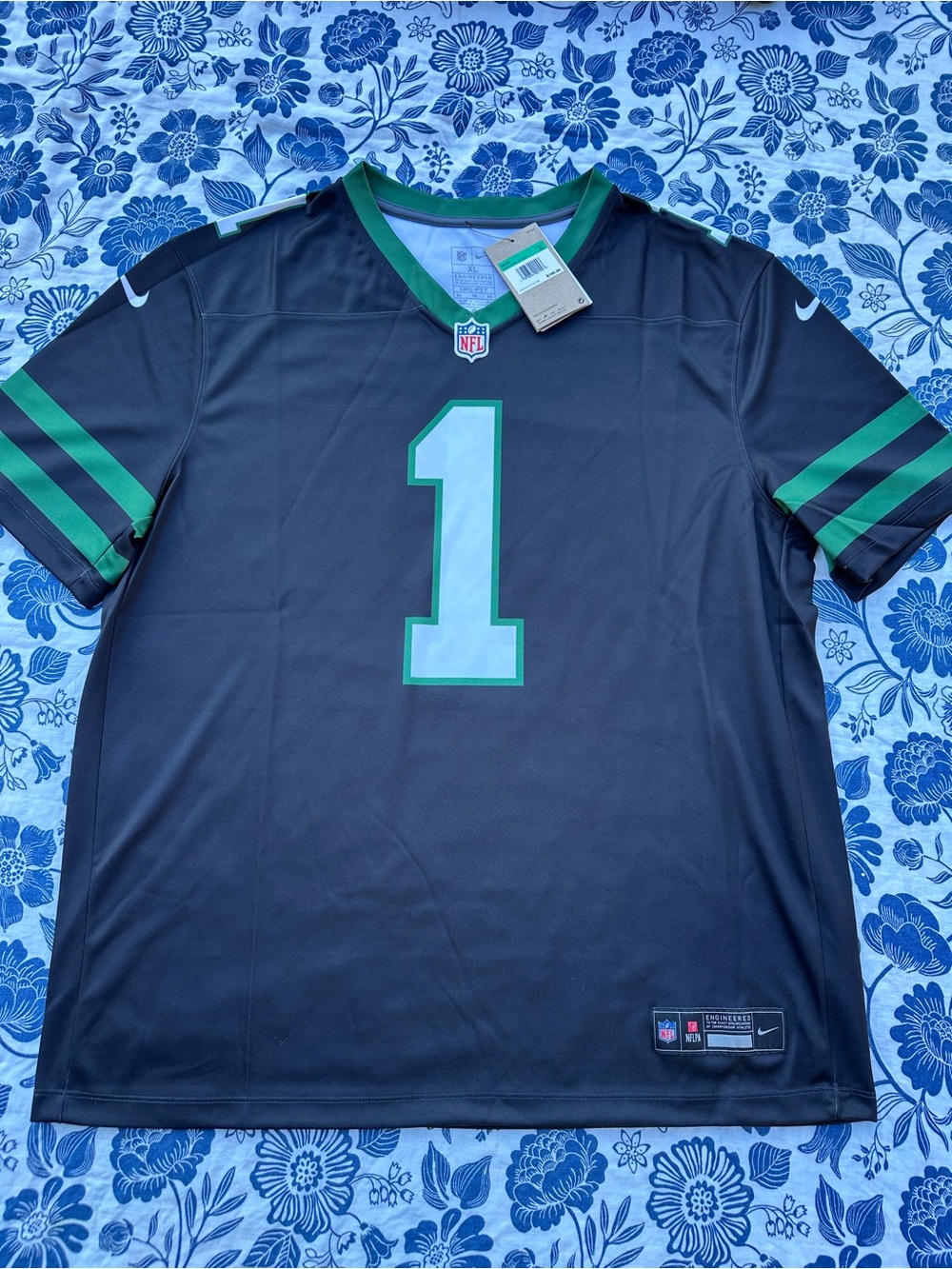 Nike New York Jets Sauce Gardner #1 Black Jersey Size L – Game Day Pride